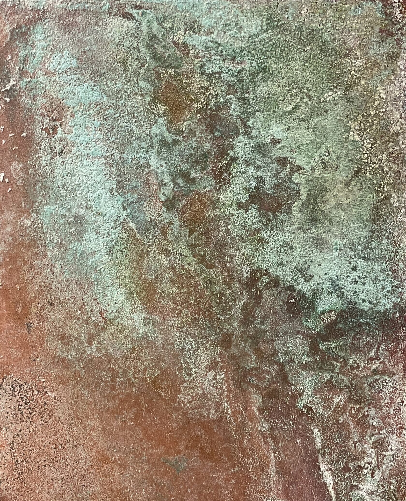 Латунь с патиной (малахит 3)