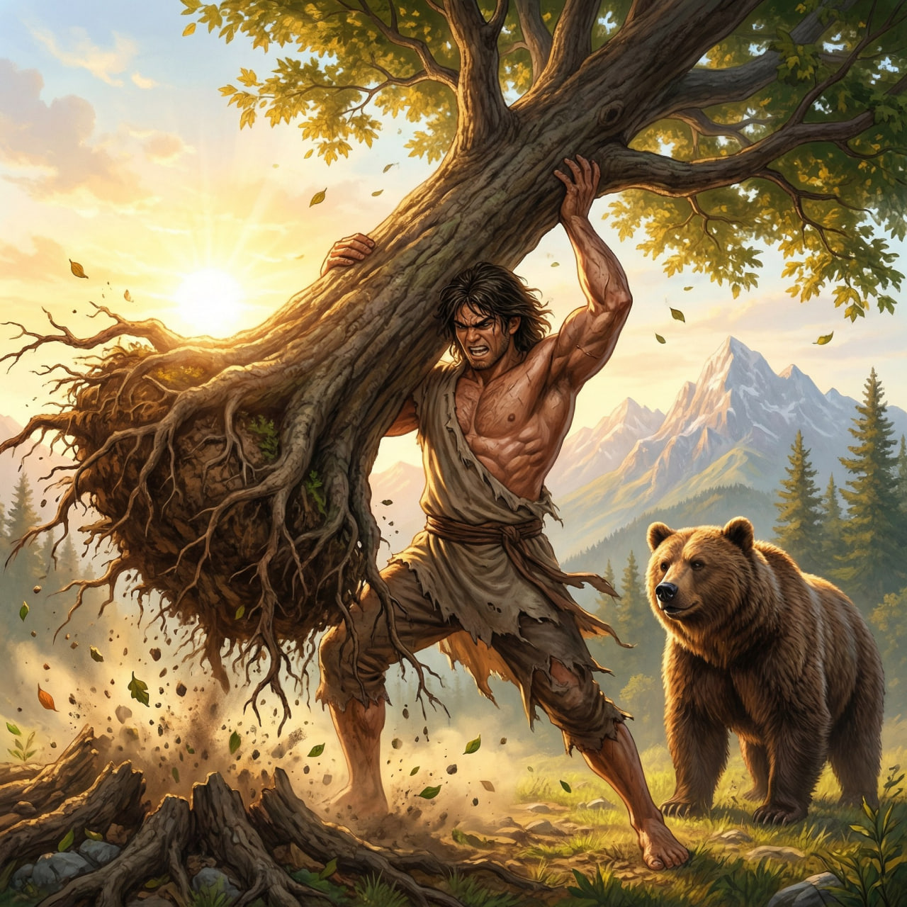 Адыгейские сказки: Батыр, сын медведя