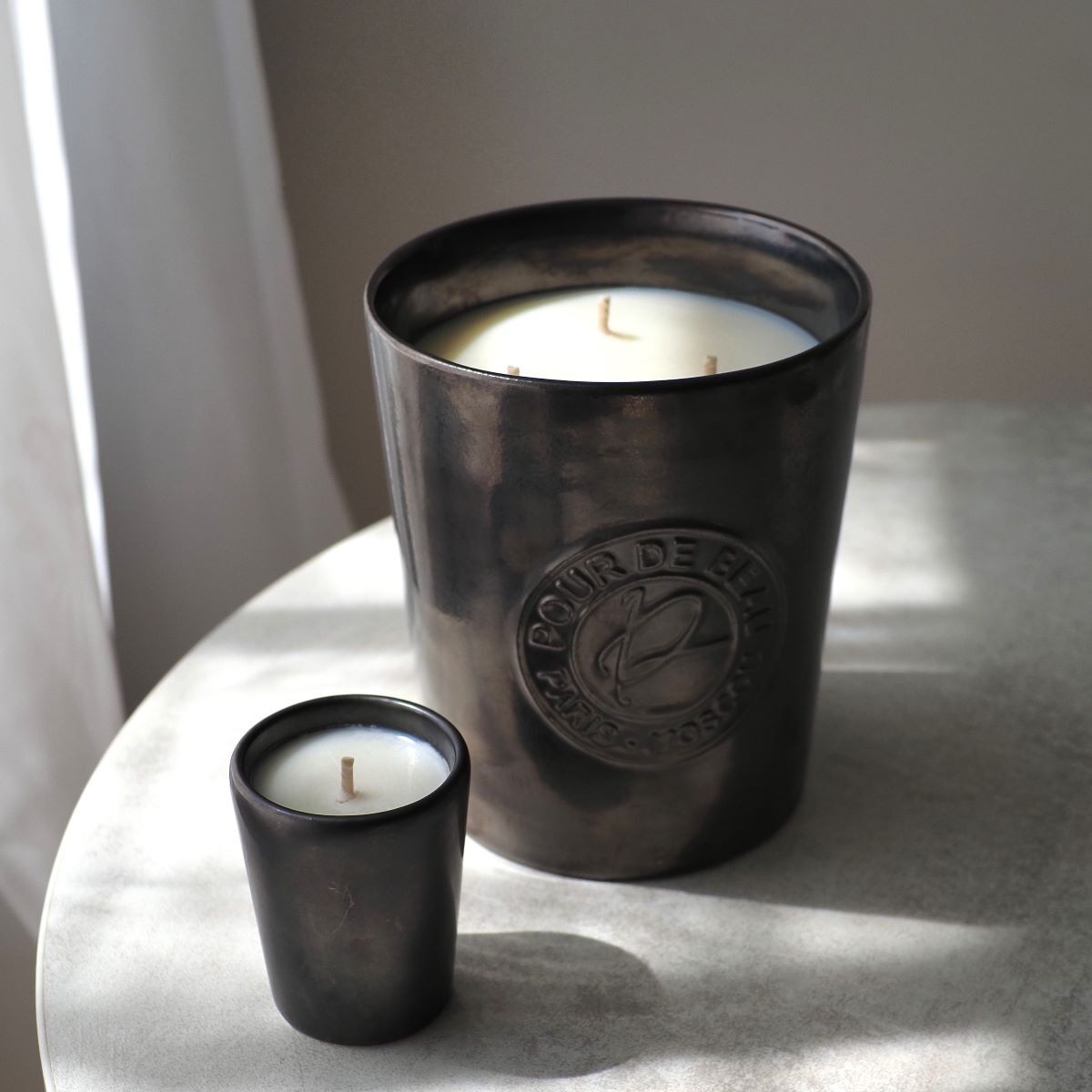 роскошные свечи из черного фарфора