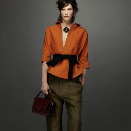 сочетание оранжевого цвета в одежде