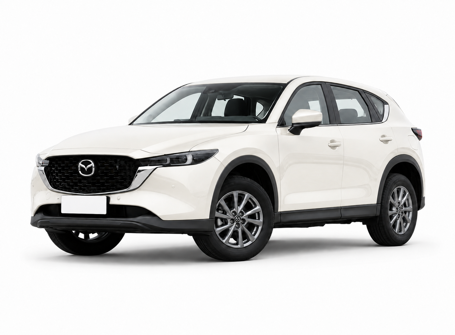 Mazda CX-5 2025 в цвете Pearl White