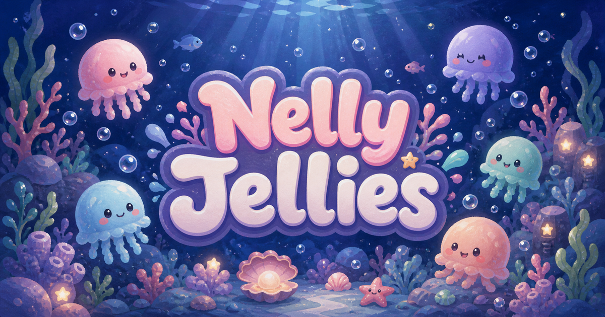 Nelly Jellies, a cozy reverse-gravity merge puzzle for Android and iPhone