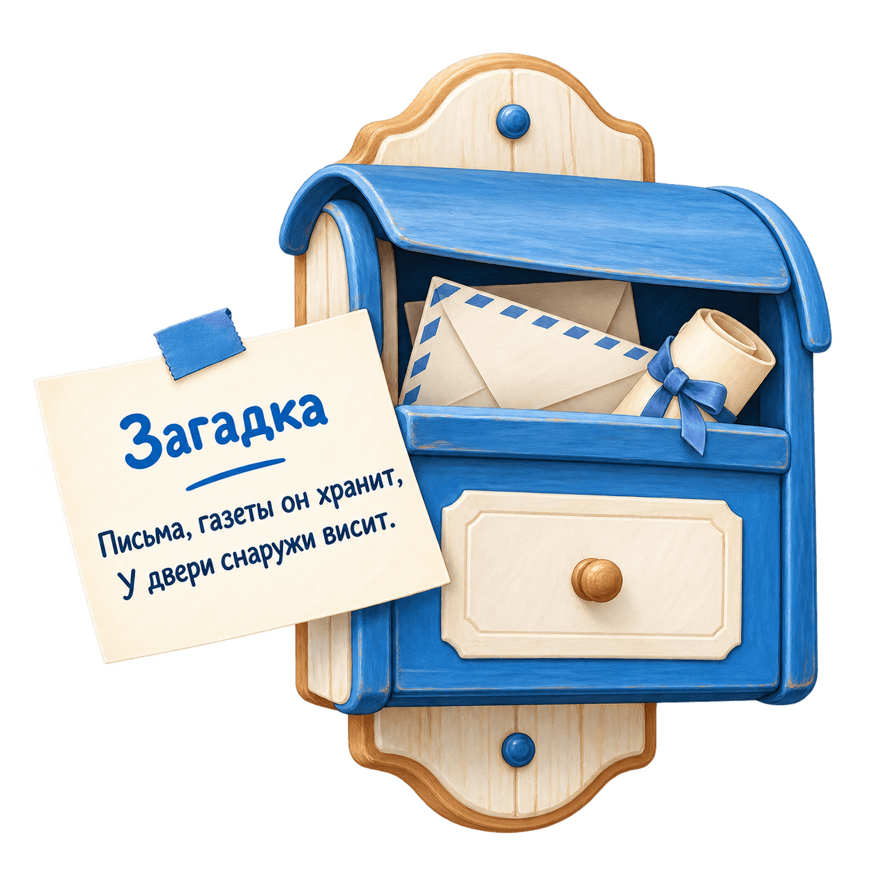 Офисное кресло и записка для домашнего квеста