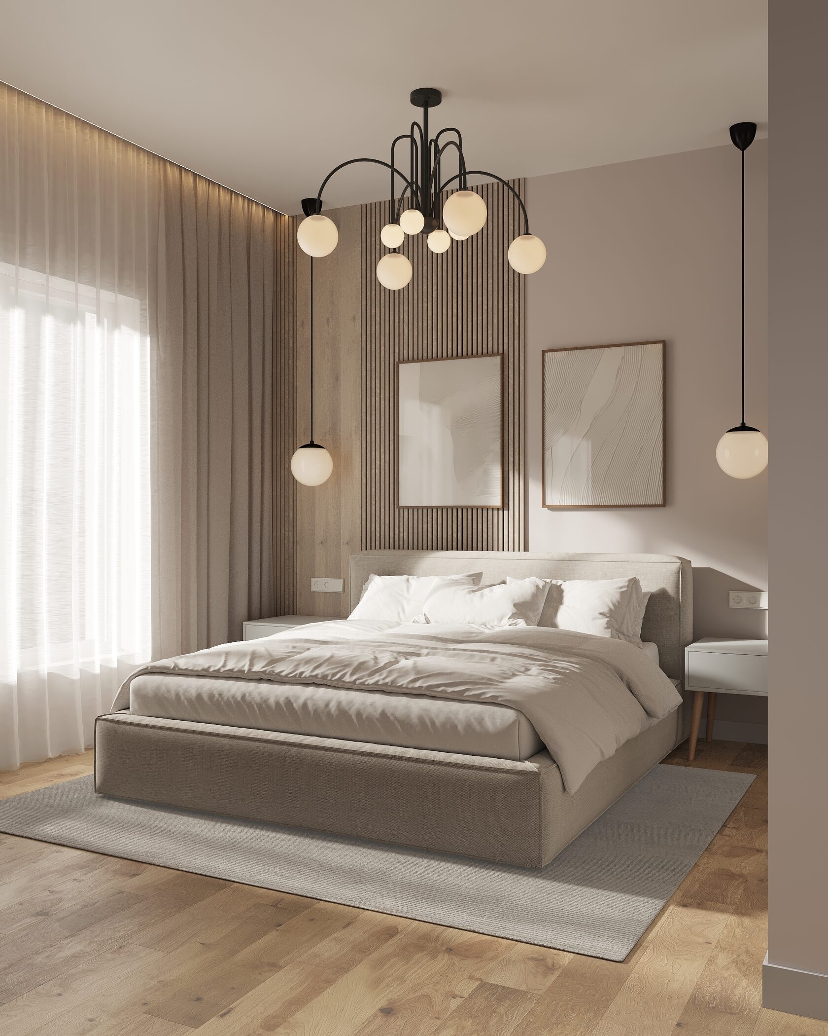 Детская для дочки девочки кровать розовая мягкая