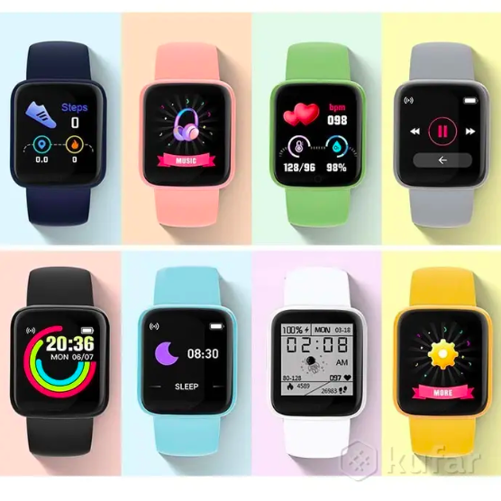 Macaron Color Smart Watch