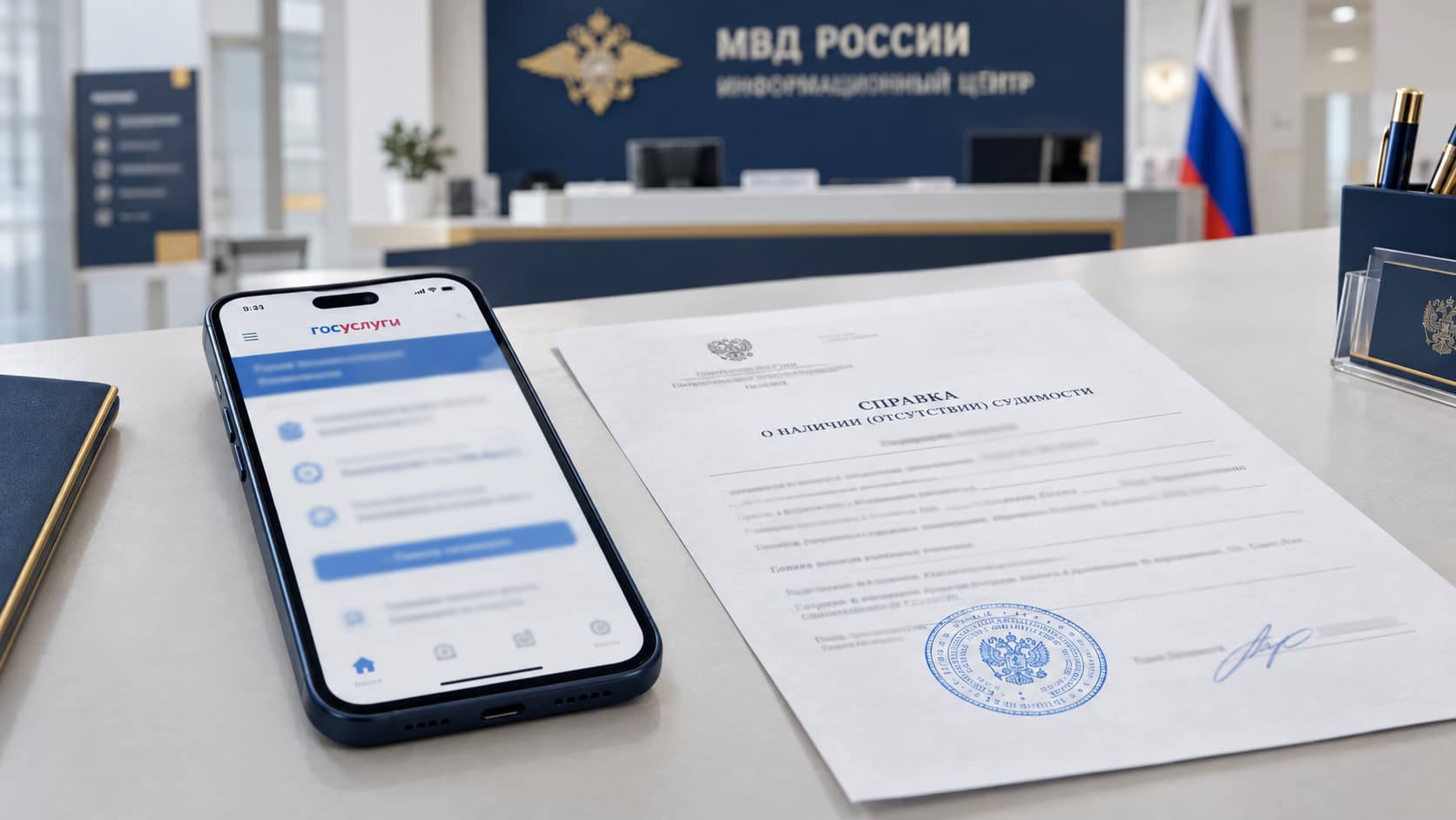 Справка о несудимости через Госуслуги и ГИЦ: получение и регион подачи