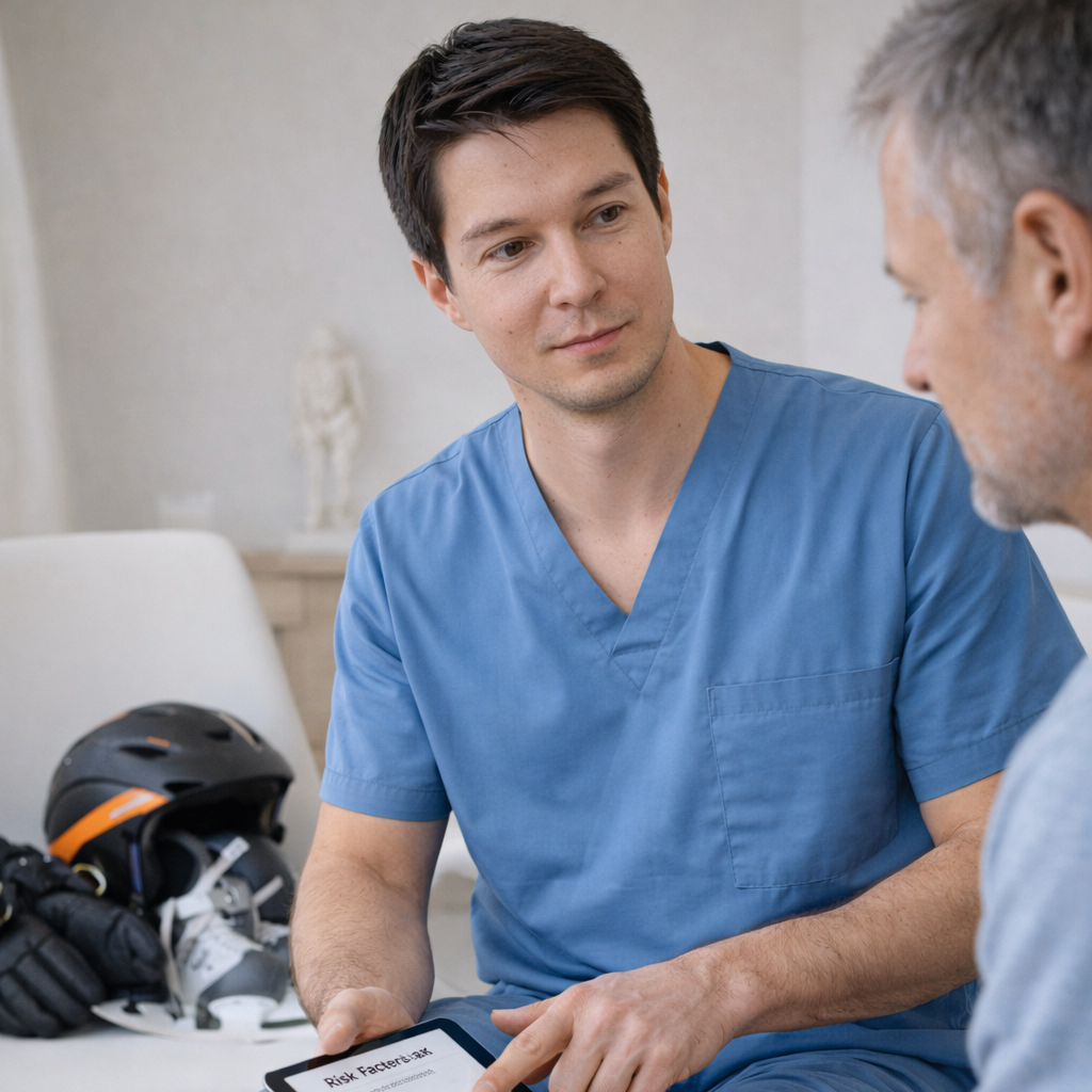 Почему травм больше на новогодних каникулах: консультация травматолога