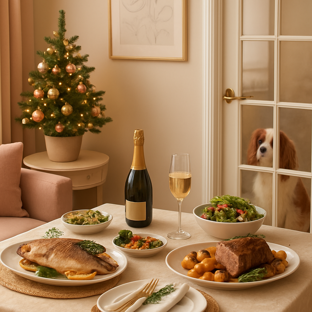 Держите двери в комнату с накрытым столом закрытыми для питомцев