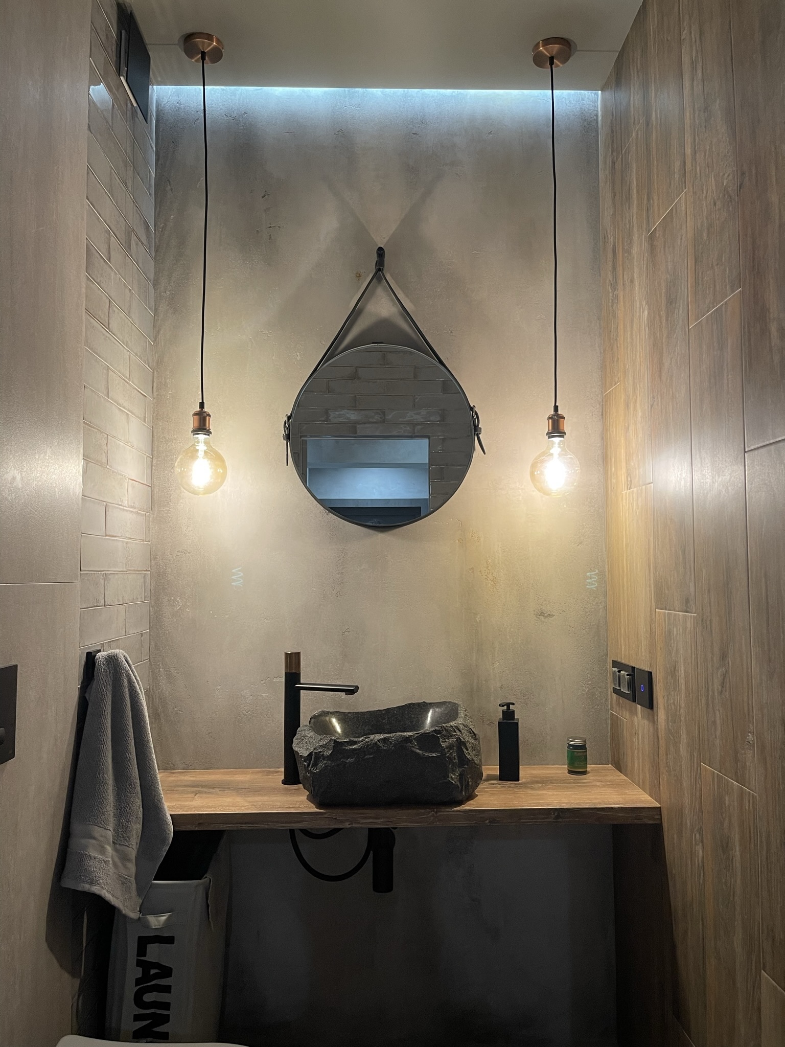 Декоративная штукатурка в ванной