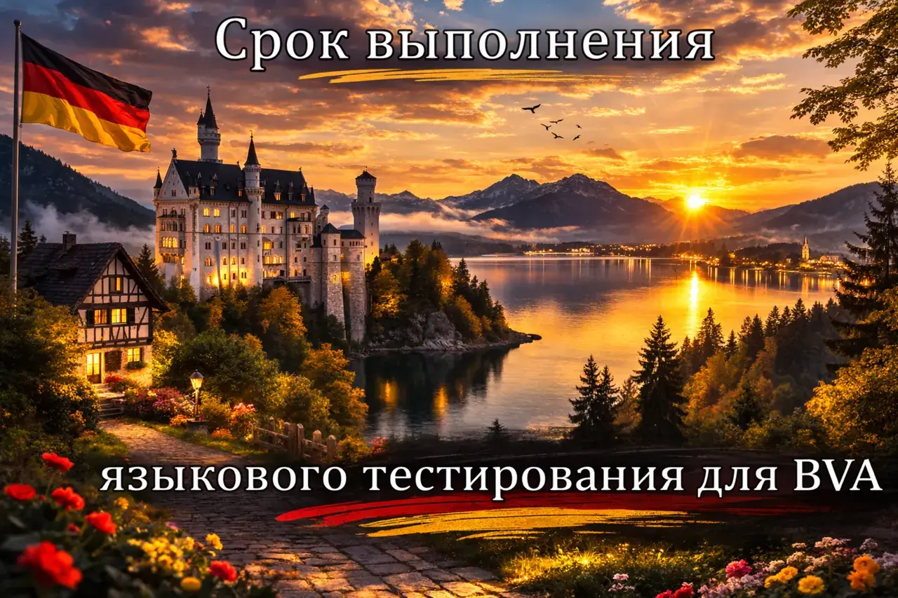 Срок выполнения языкового требования для BVA