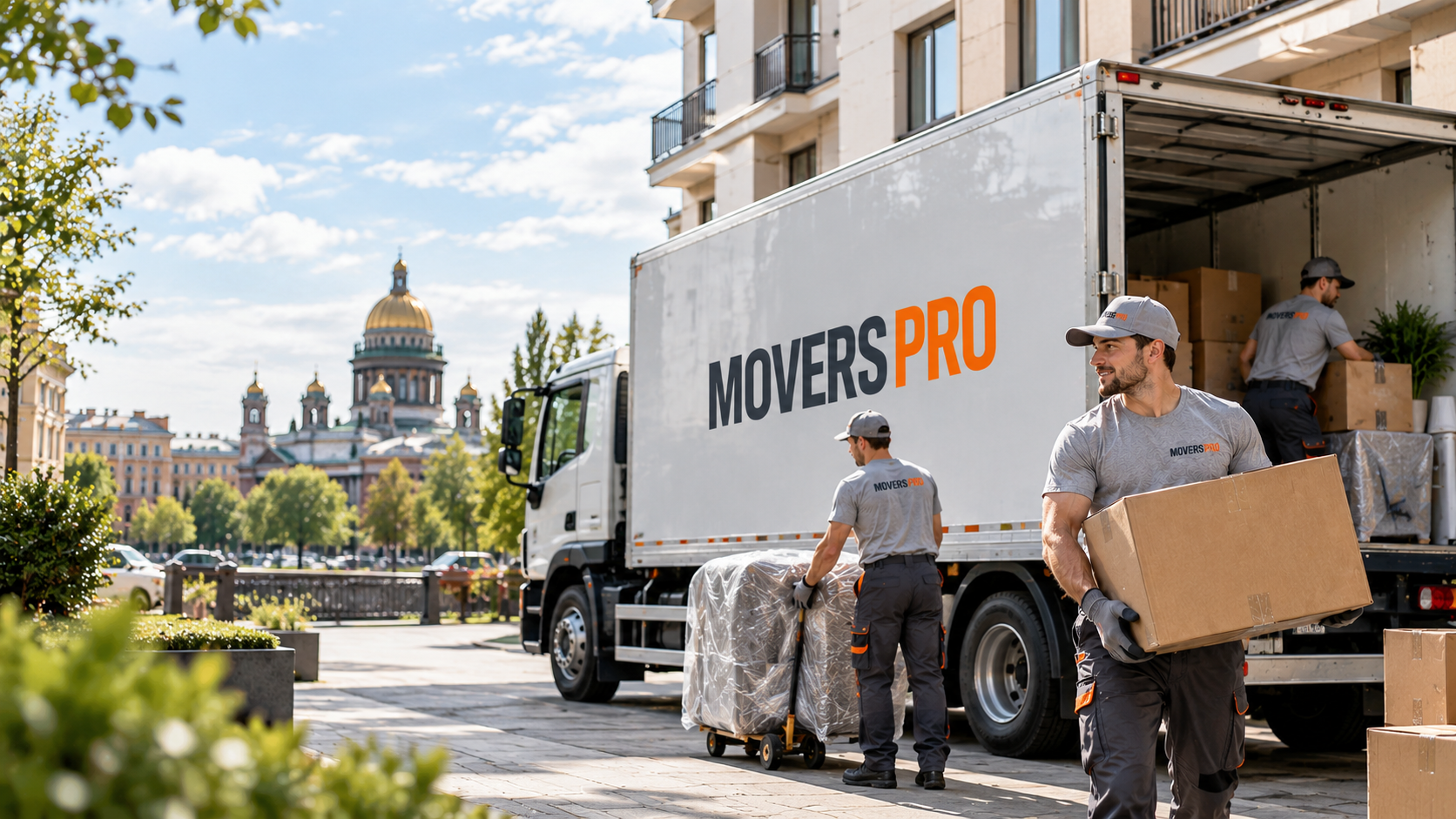 Компания MoversPro — услуги переезда в Санкт-Петербурге