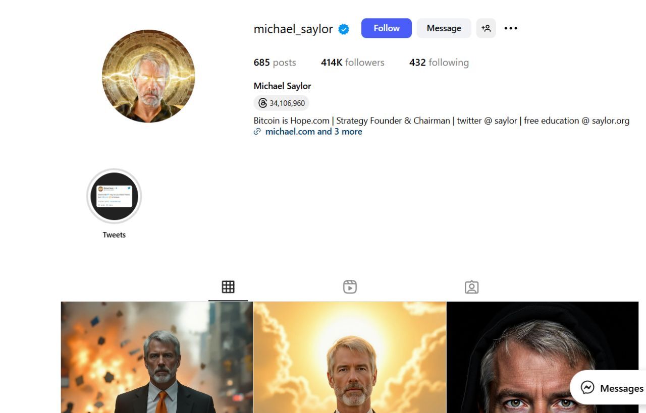 Michael Saylor (@michael_saylor)