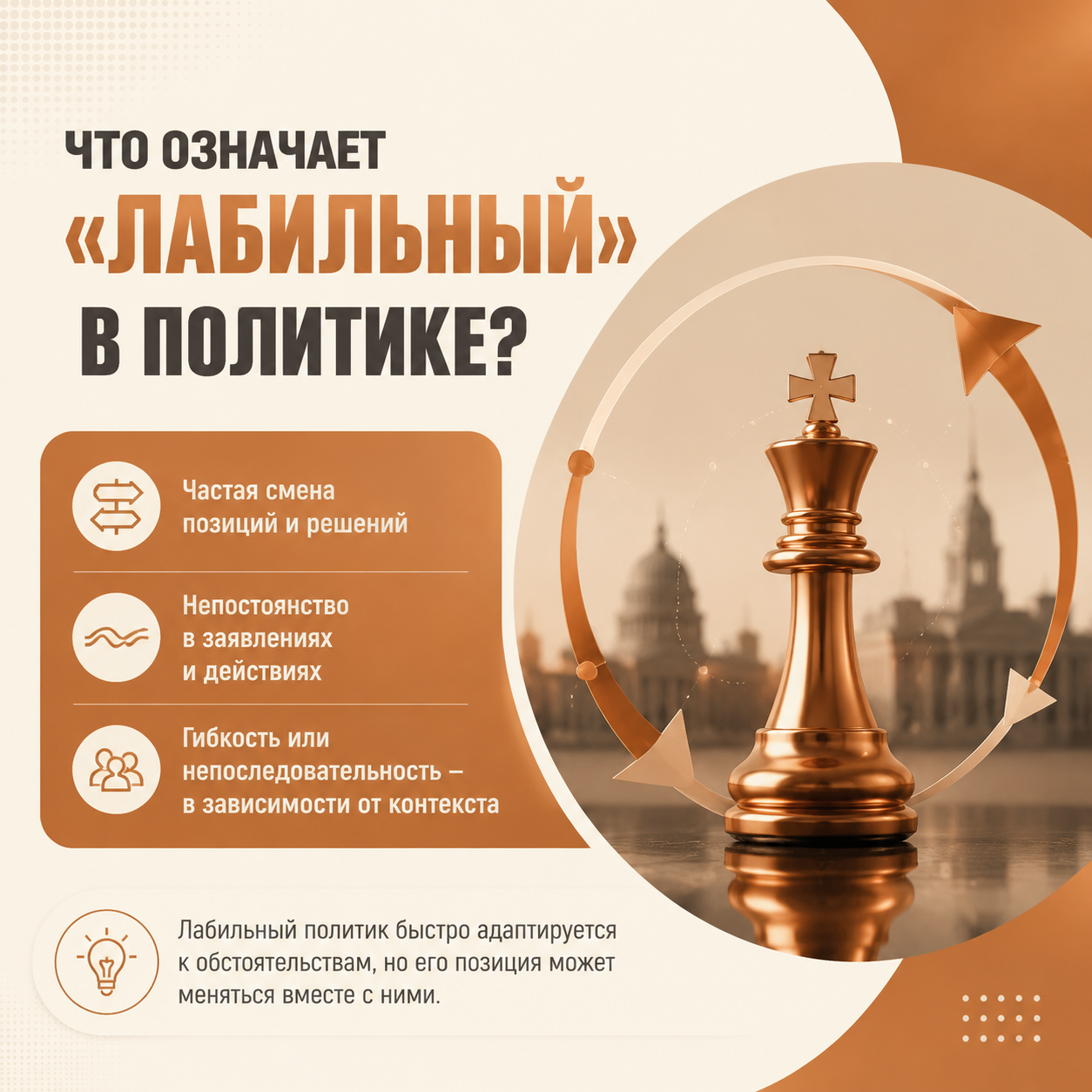 Лабильный: значение термина в политике и психологии