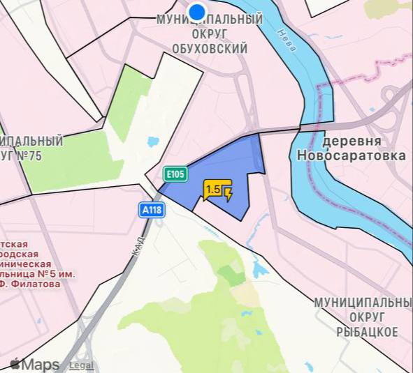 Зоны повышенного коэффициента