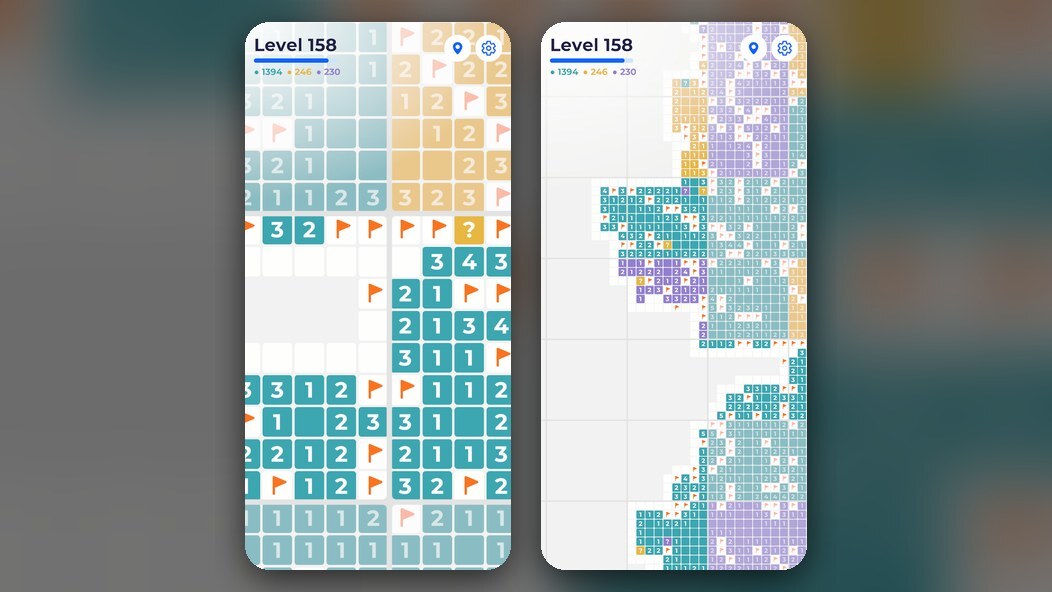 Infinite Minesweeper ZONE, an endless guess-free Minesweeper for Android and iPhone