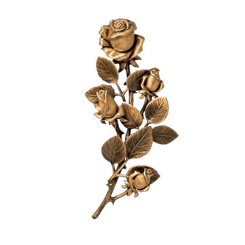 Бронзовое изделие на могилу