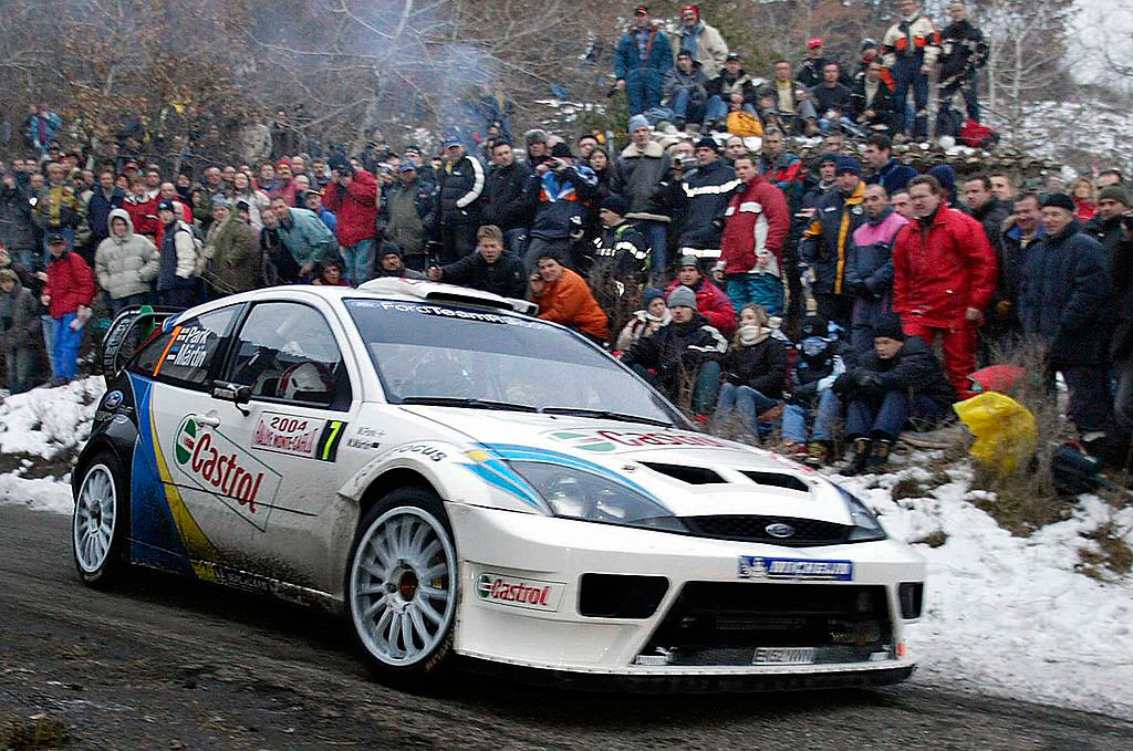 Маркко Мяртин и Майкл Парк, Ford Focus RS WRC '03 (EK52 NWN), ралли Монте-Карло 2004