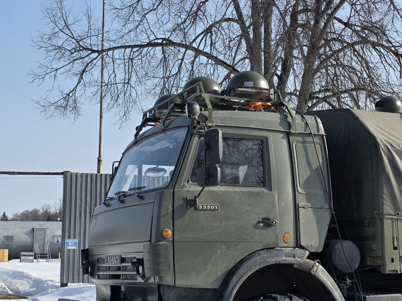 Реальный автомобильный комплекс РЭБ ЗОНТ на КАМАЗе