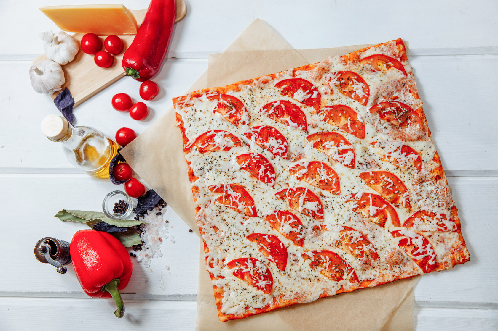 тонкая пицца маргарита рецепт в домашних условиях в духовке фото 93