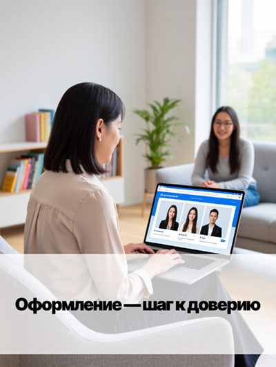 Визуальное оформление группы психолога в ВК