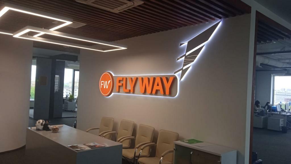 Заказать логотип на стену в офис, изготовление объемного логотипа ...