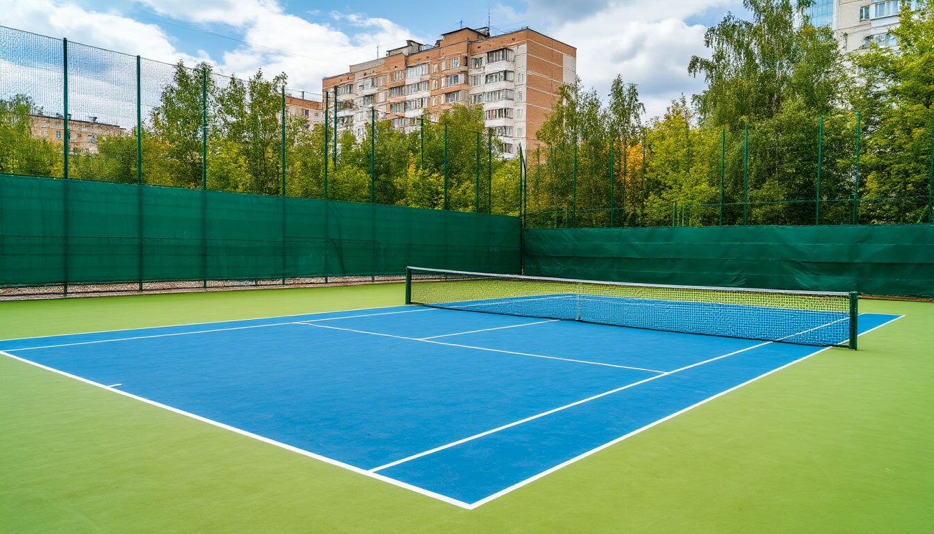 Корты теннисные в Москве