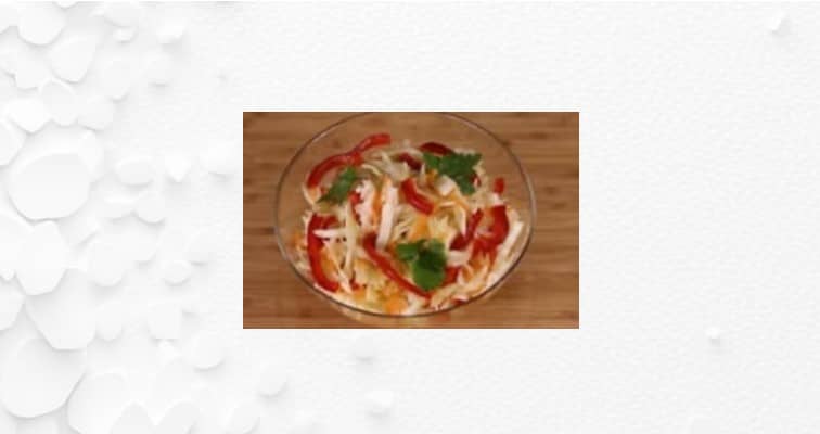 Приготовление маринованной капусты с болгарским перцем и морковью: шаг 9