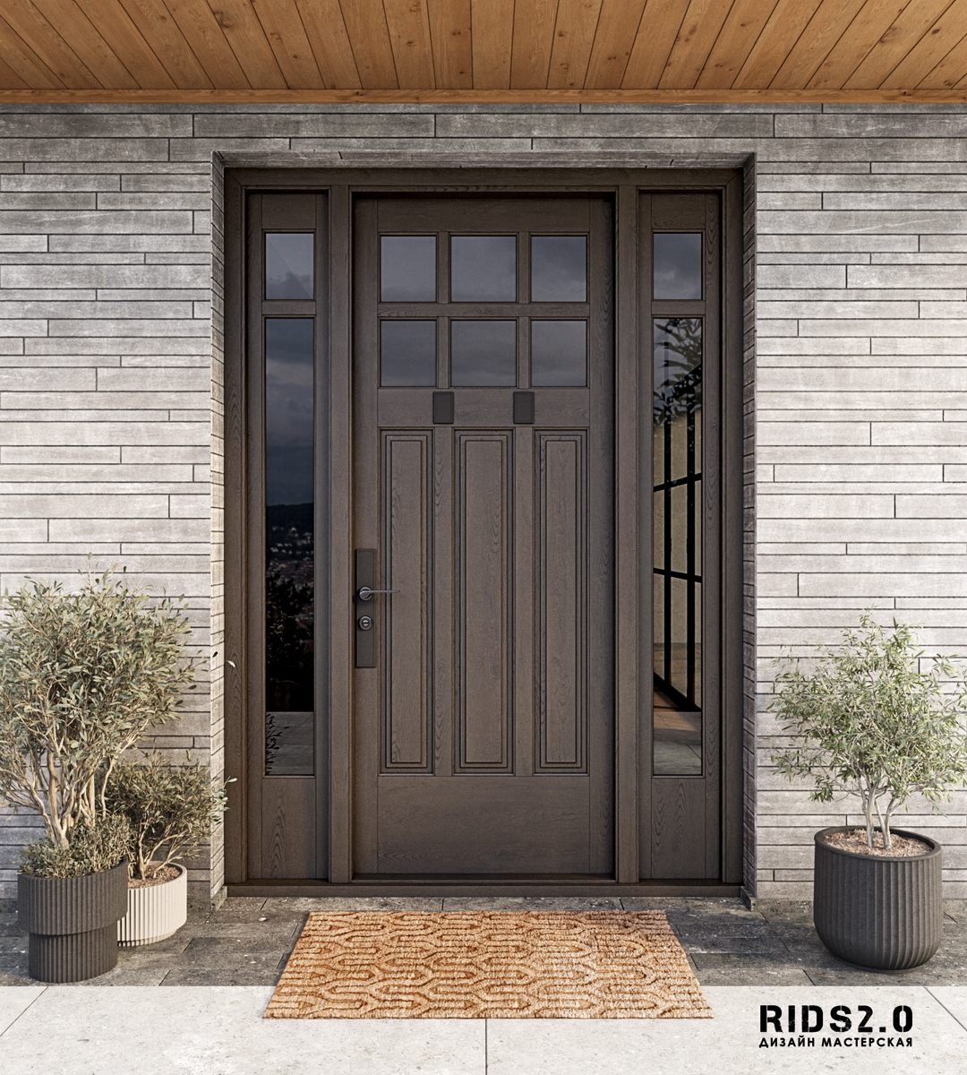 Входная дперь из массива с терморазрывом