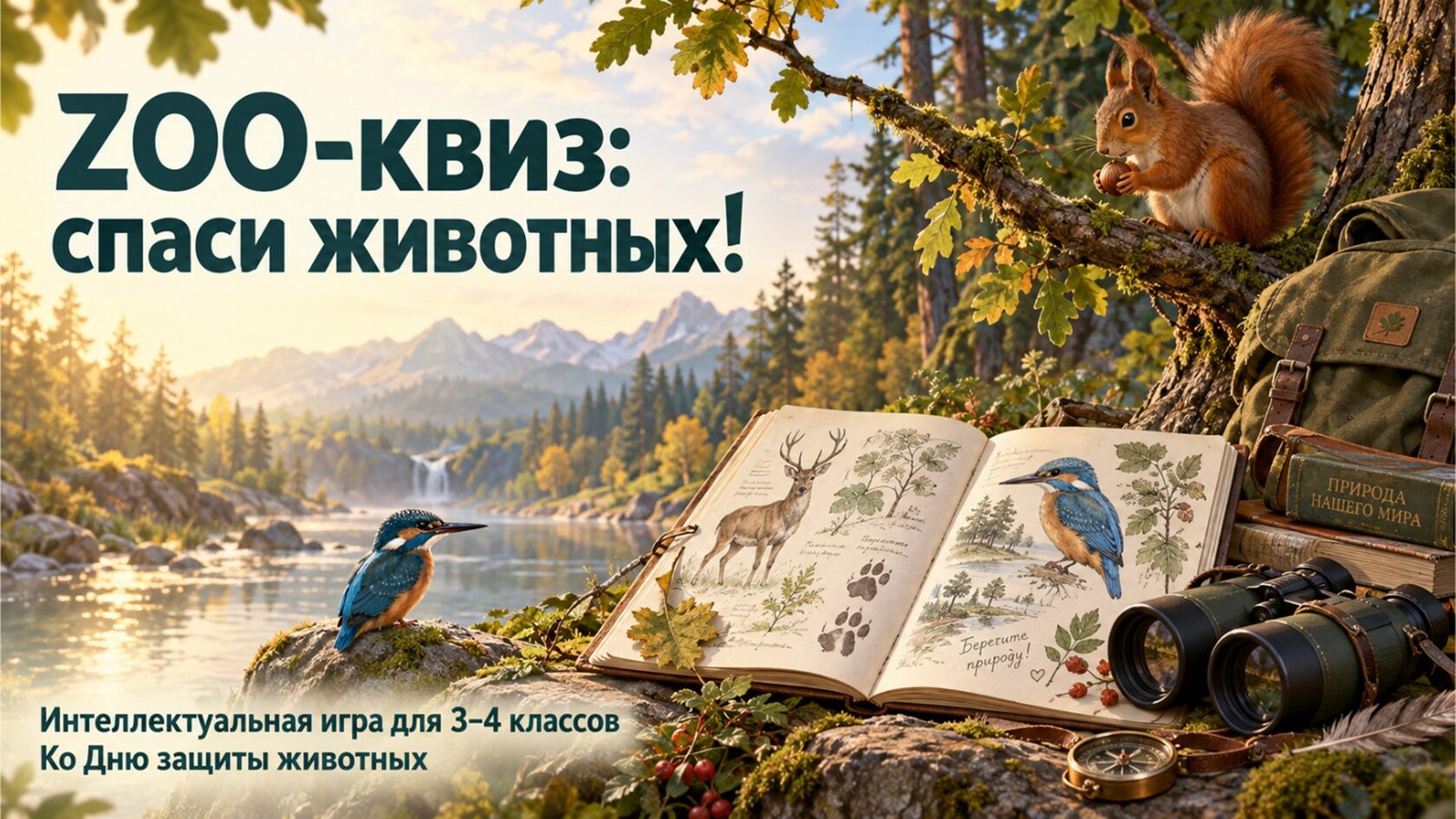 ZOO-квиз: спаси животных! — интеллектуальная игра для 3–4 классов ко Дню защиты животных