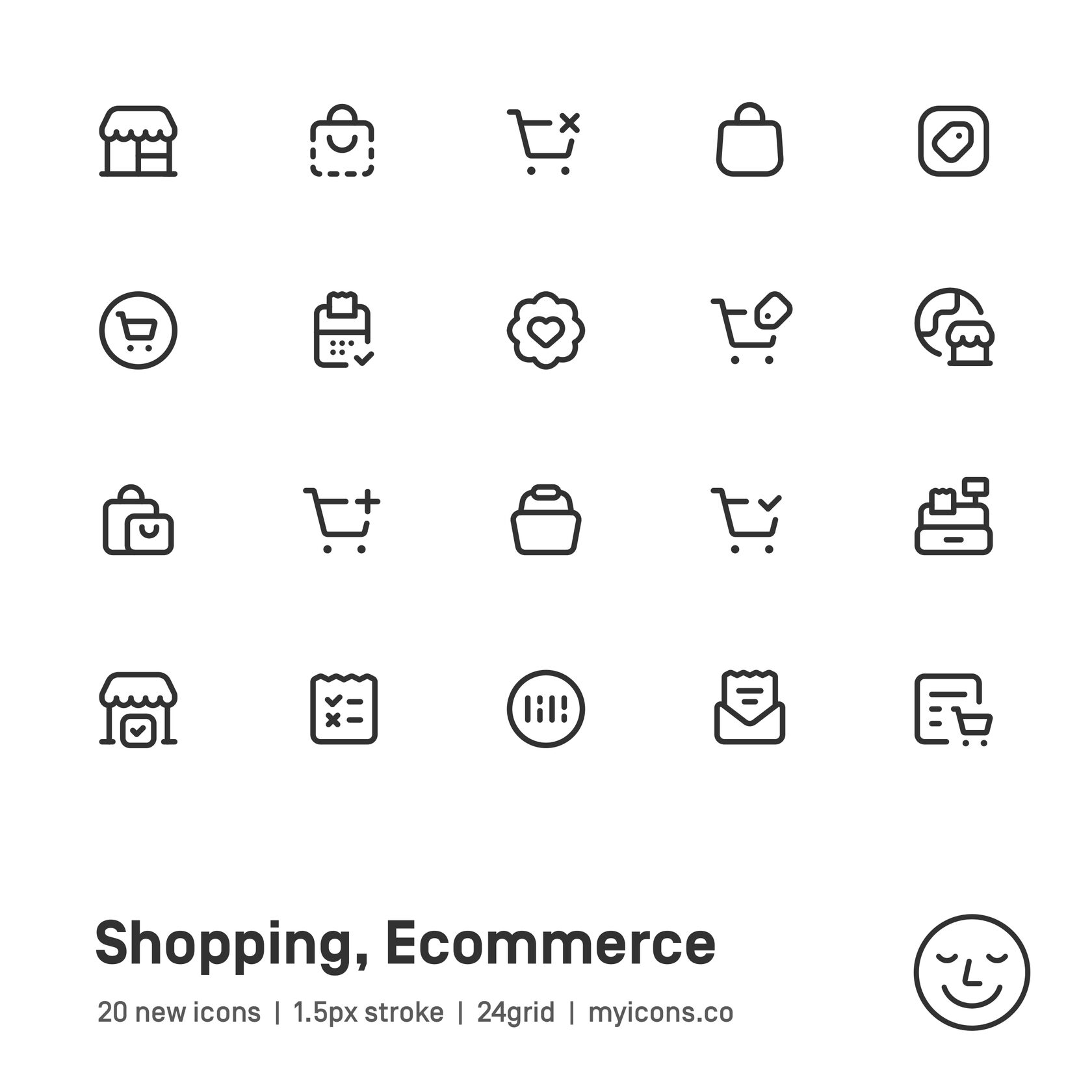 Myicons — Shopping, Ecommerce icons
