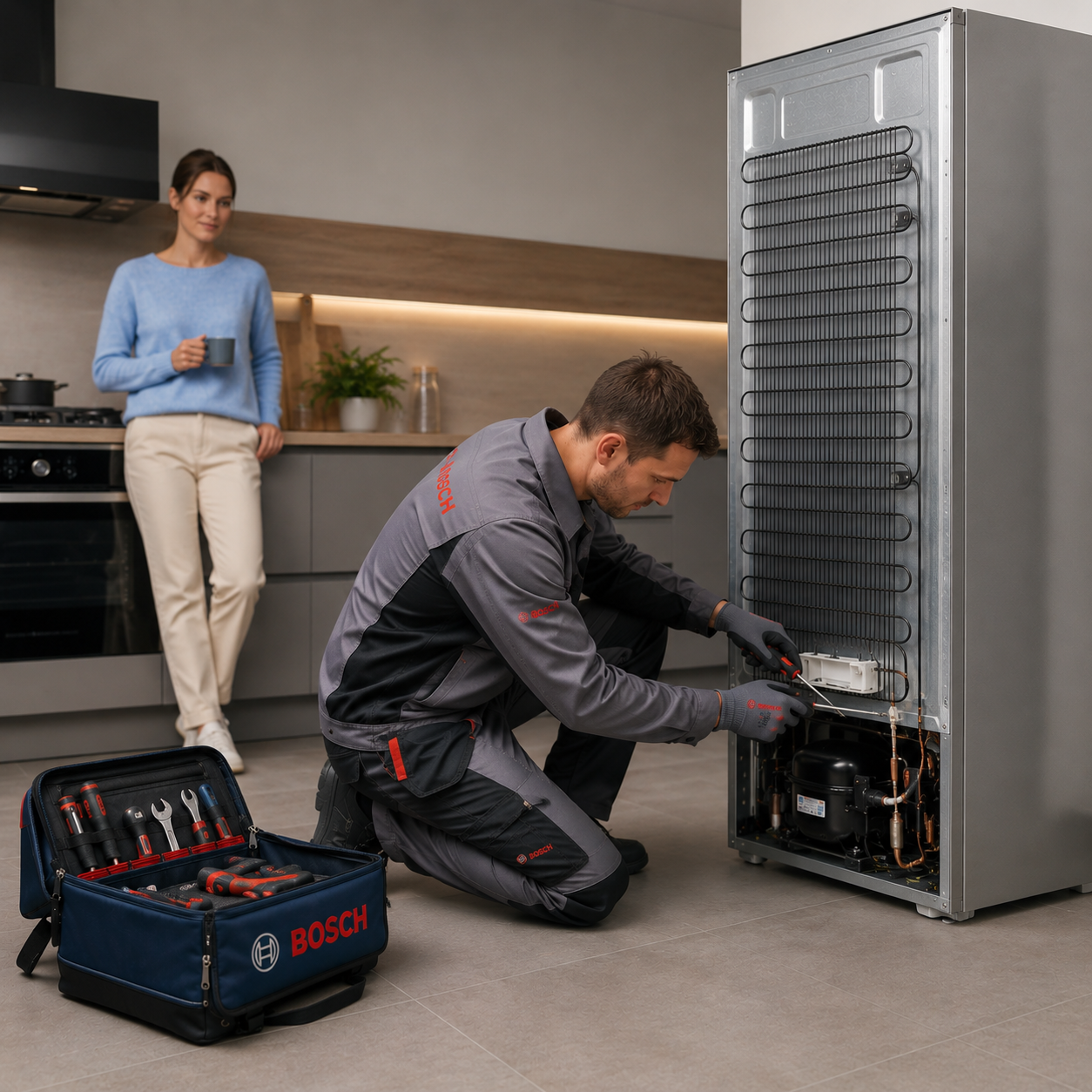 Мастер Bosch Service — ремонт холодильников на дому