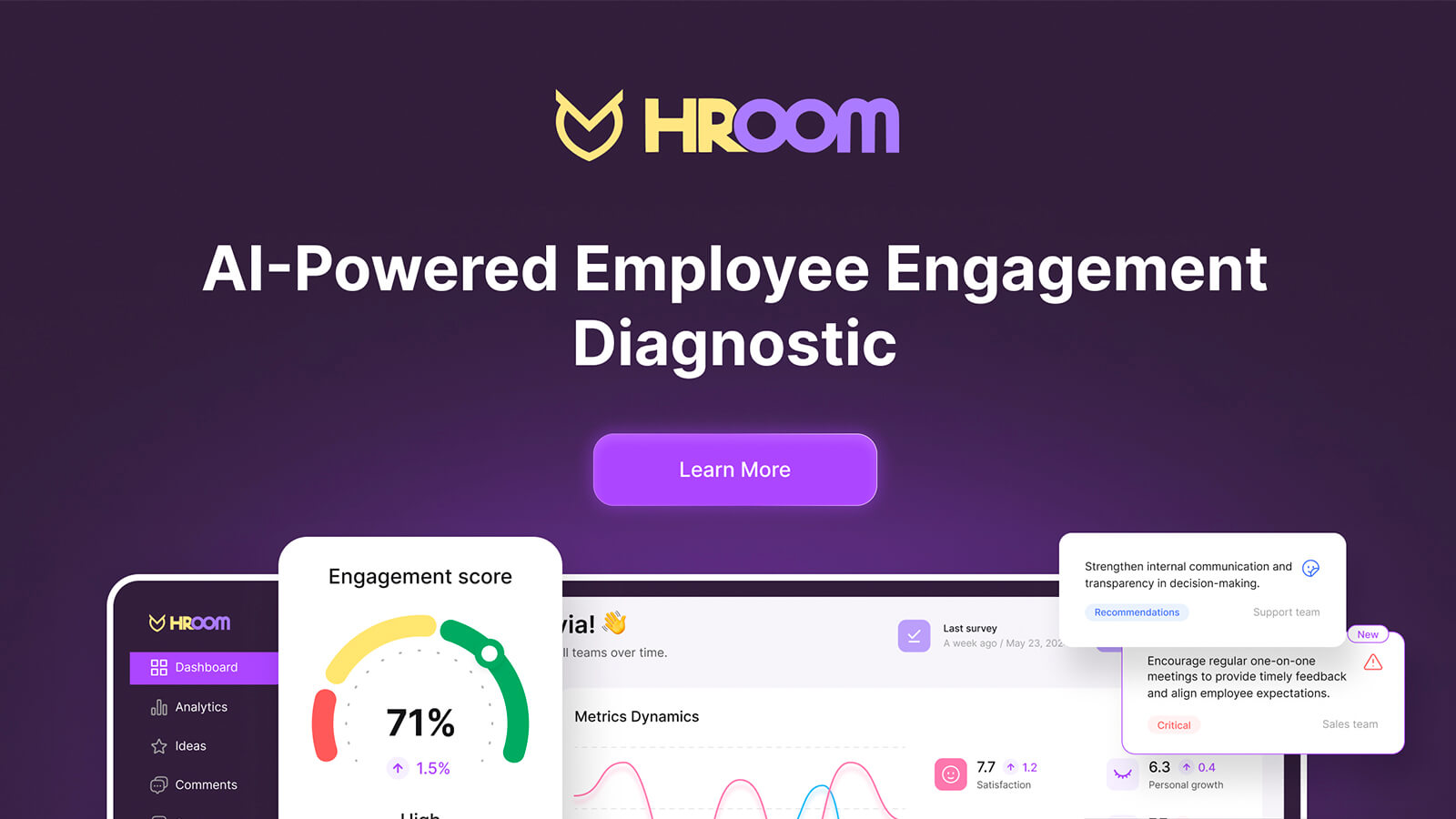 H Room HRoom.ai - AI-Powered Employee Engagement Diagnostic