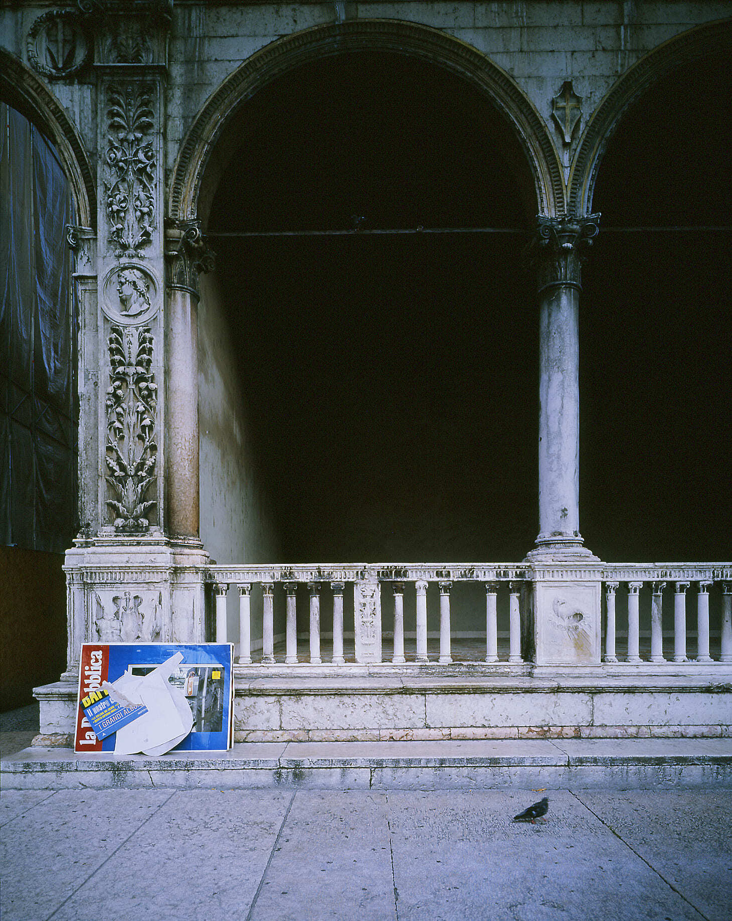 Loggia del Consiglio. Verona. 2006. Color Negative 4×5 inch.