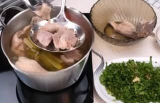 Приготовление харчо по-грузински из говядины с рисом: шаг 8