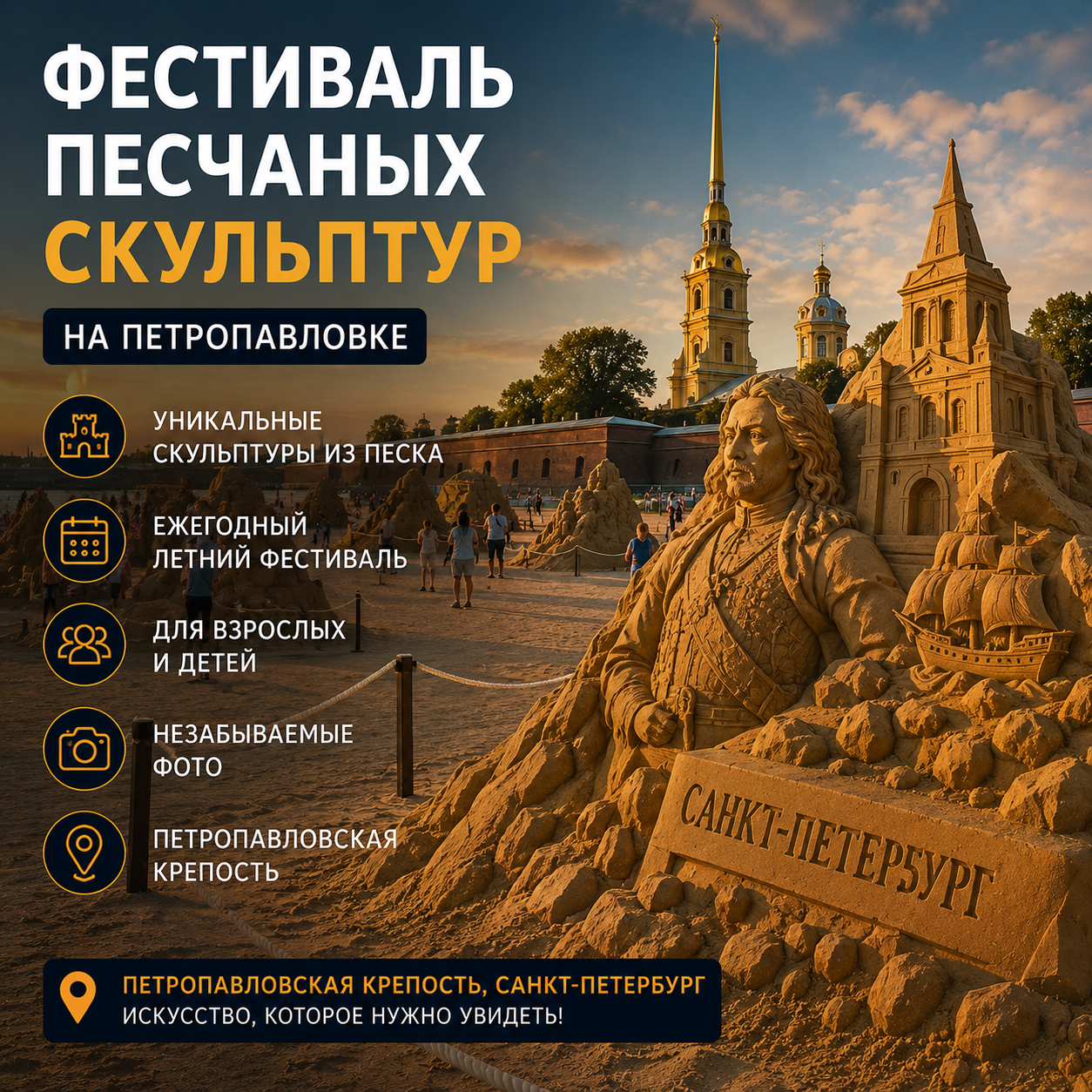 Маршрут по каналам СПб - прогулка на катере по рекам и каналам Санкт-Петербурга на закате