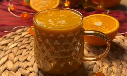 Приготовление смузи с хурмой и бананом: шаг 5