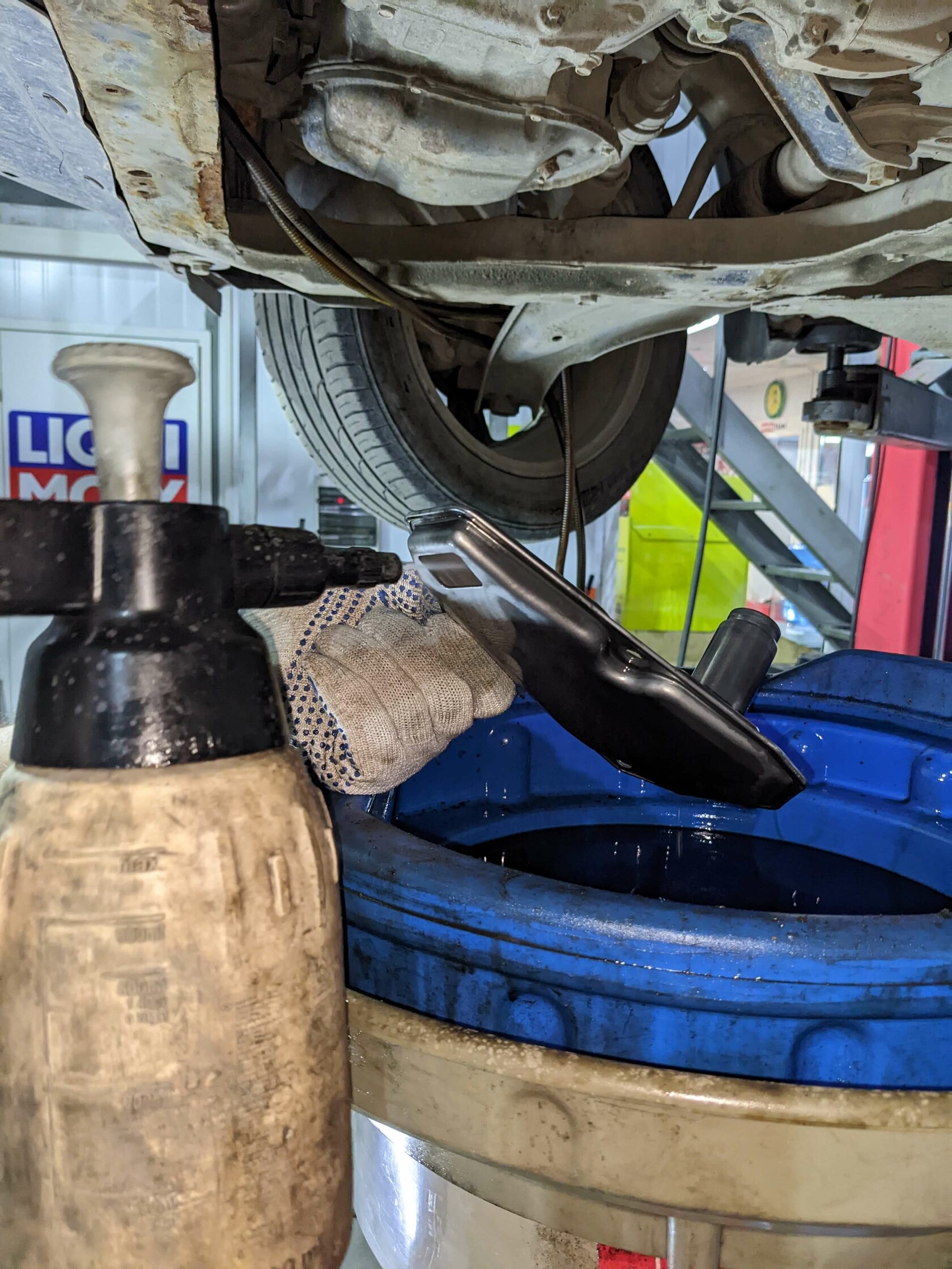 Очистка фильтра грубой очистки