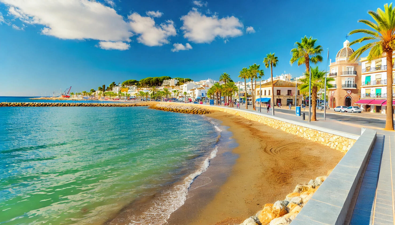 Beaches of Estepona, Spain
