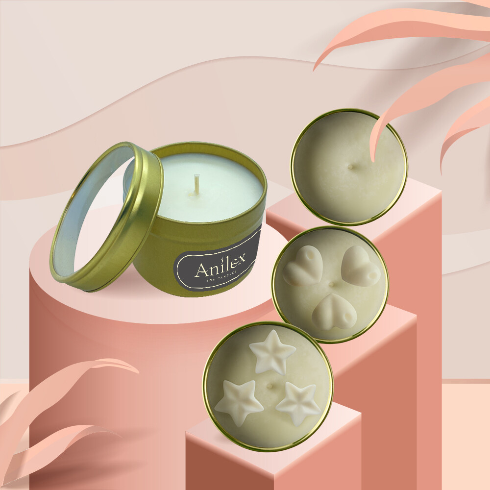 sójová svíčka s motivy