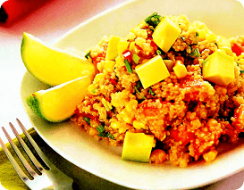 блюдо из киноа