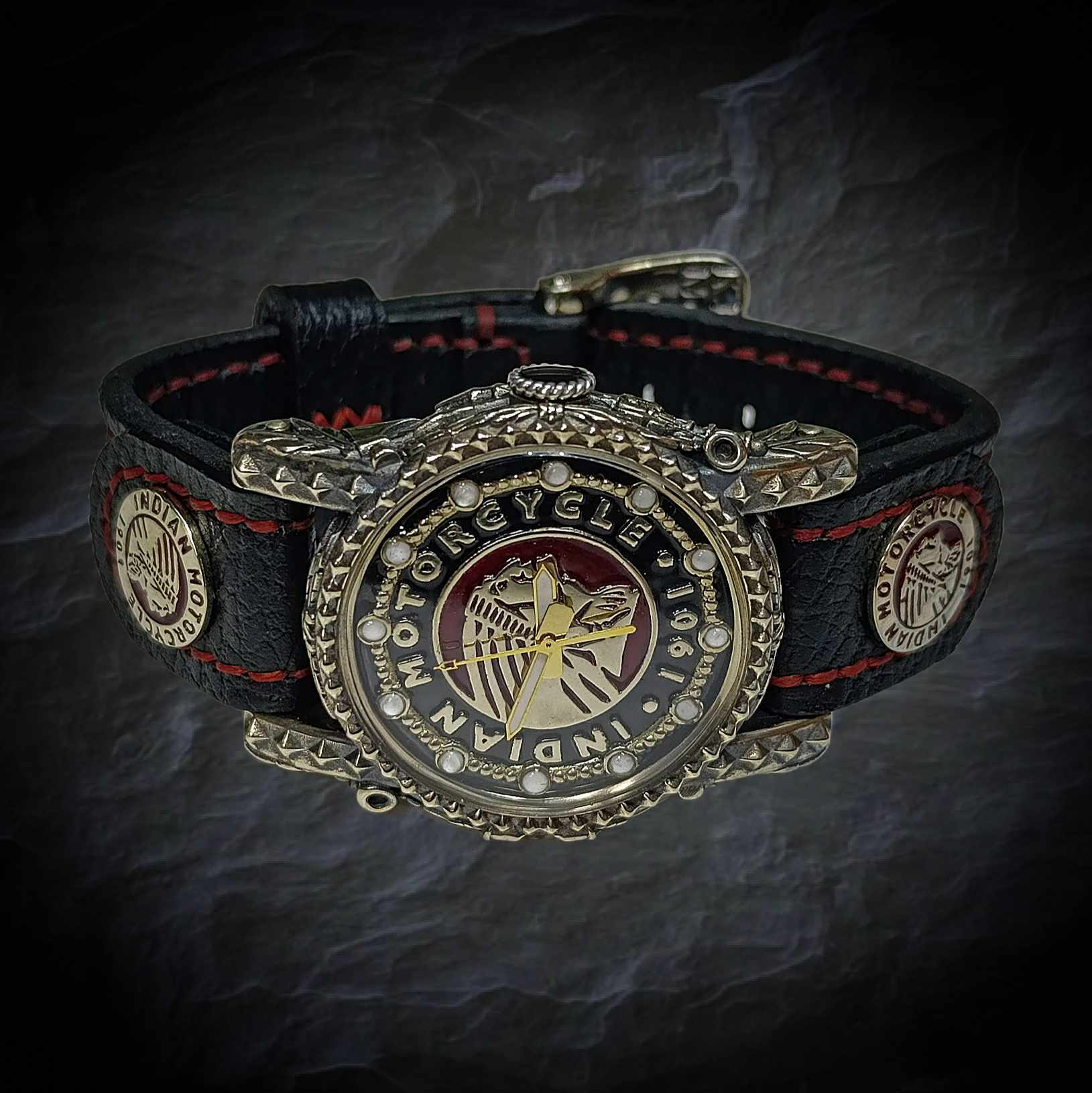 Моточасы, часы для байкера, байкерские часы, Indian