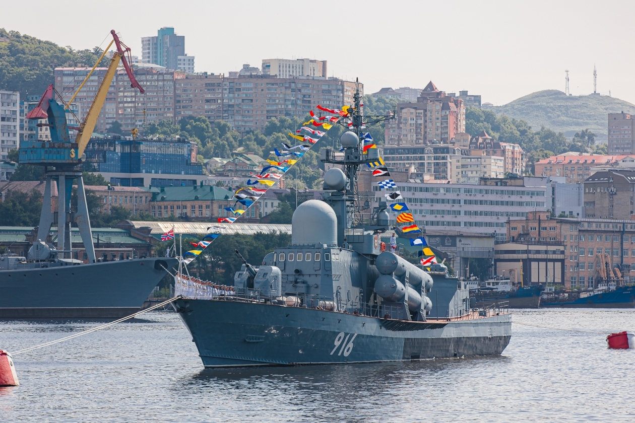 День вмф петропавловск камчатский. Владивосток корабли. Линия парада кораблей во Владивостоке.