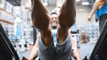 Жим носками в тренажёре