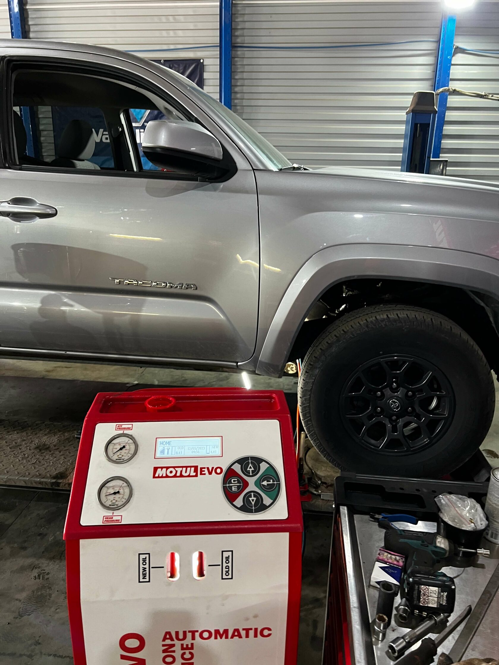 Проверка давления старого масла