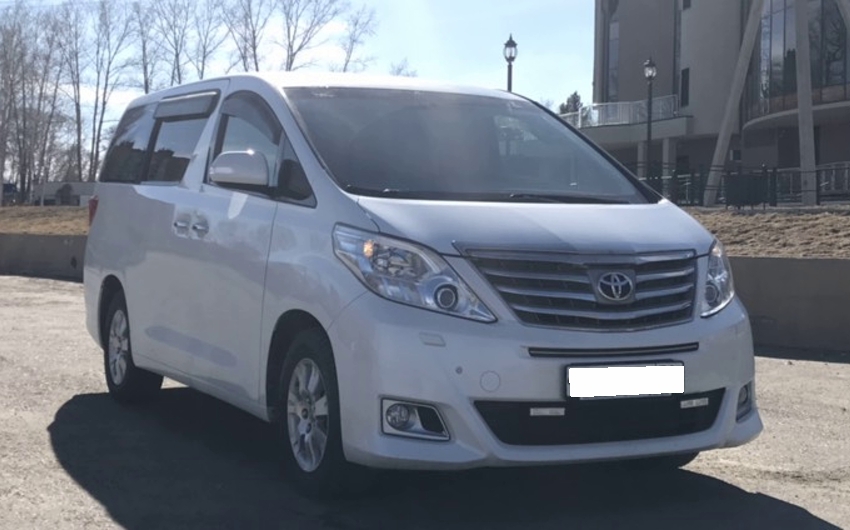 Аренда alphard с водителем. Микроавтобус Иркутск.