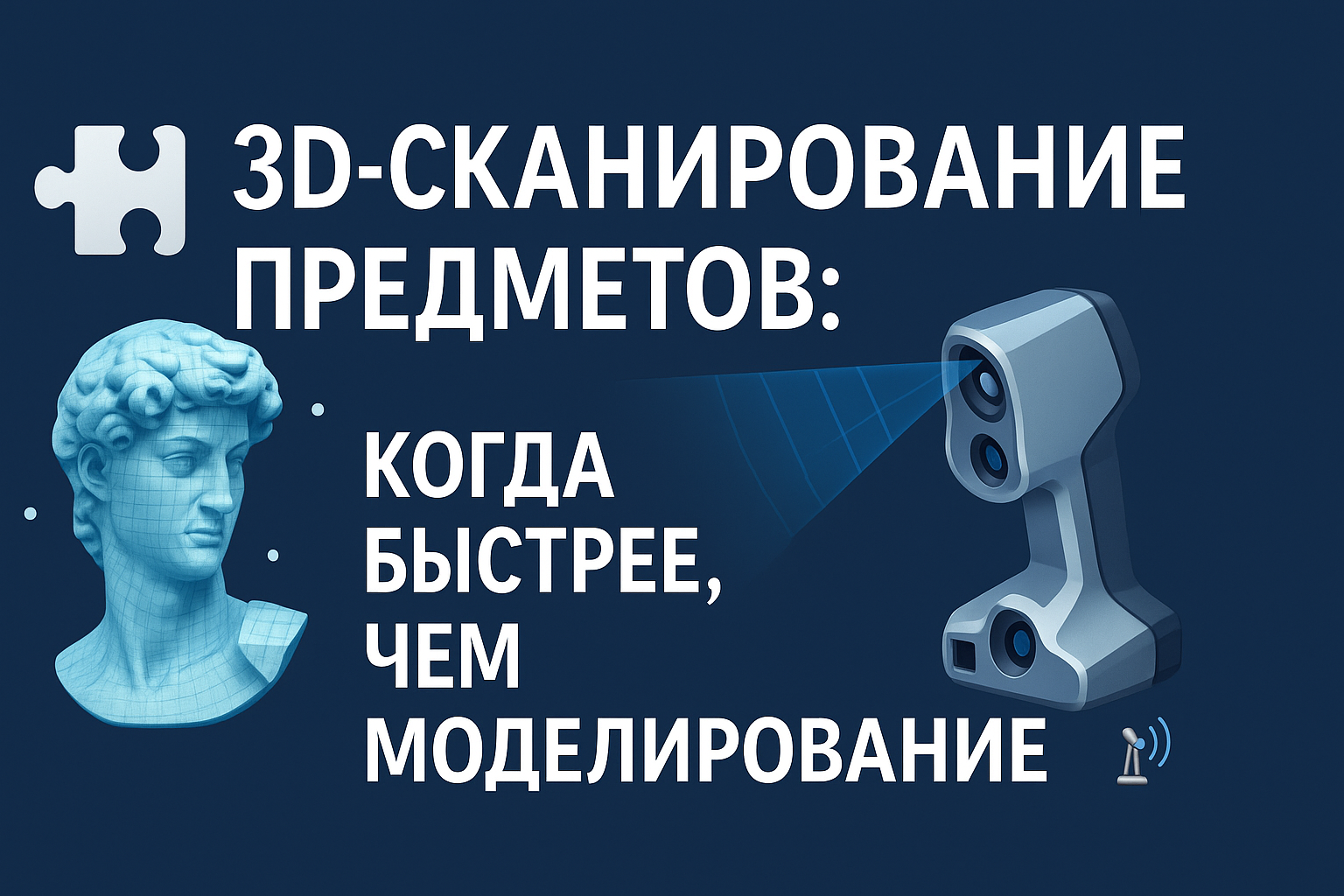 3D-сканирование предметов: когда быстрее, чем моделирование