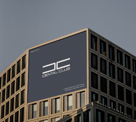 мокап Айдентика бренда «DentalClub»