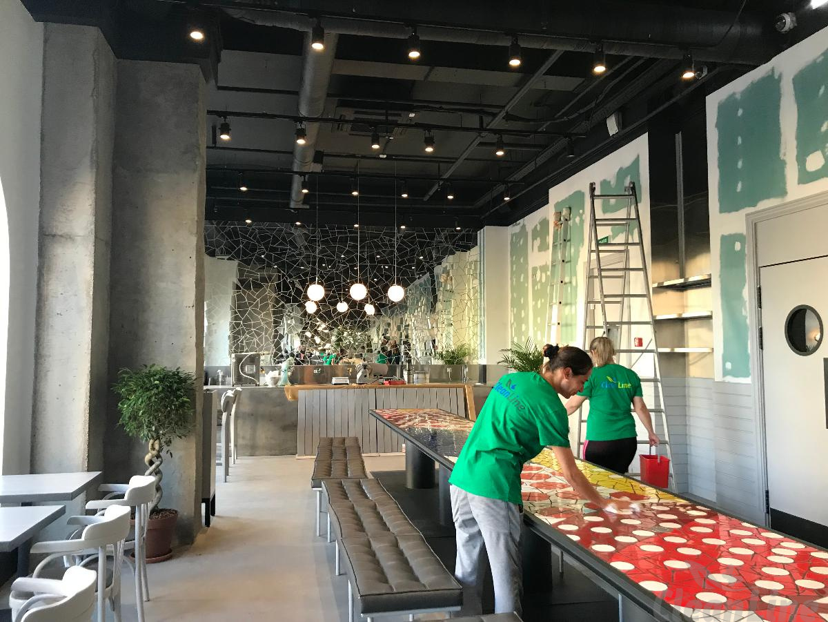 клининг кухни ресторана. уборка ресторанного зала. клининг ресторана. уборка. клининг ресторанов.