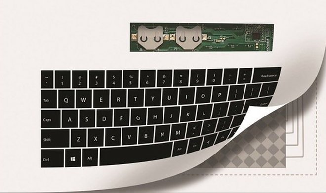 Компьютерная клавиатура из бумаги