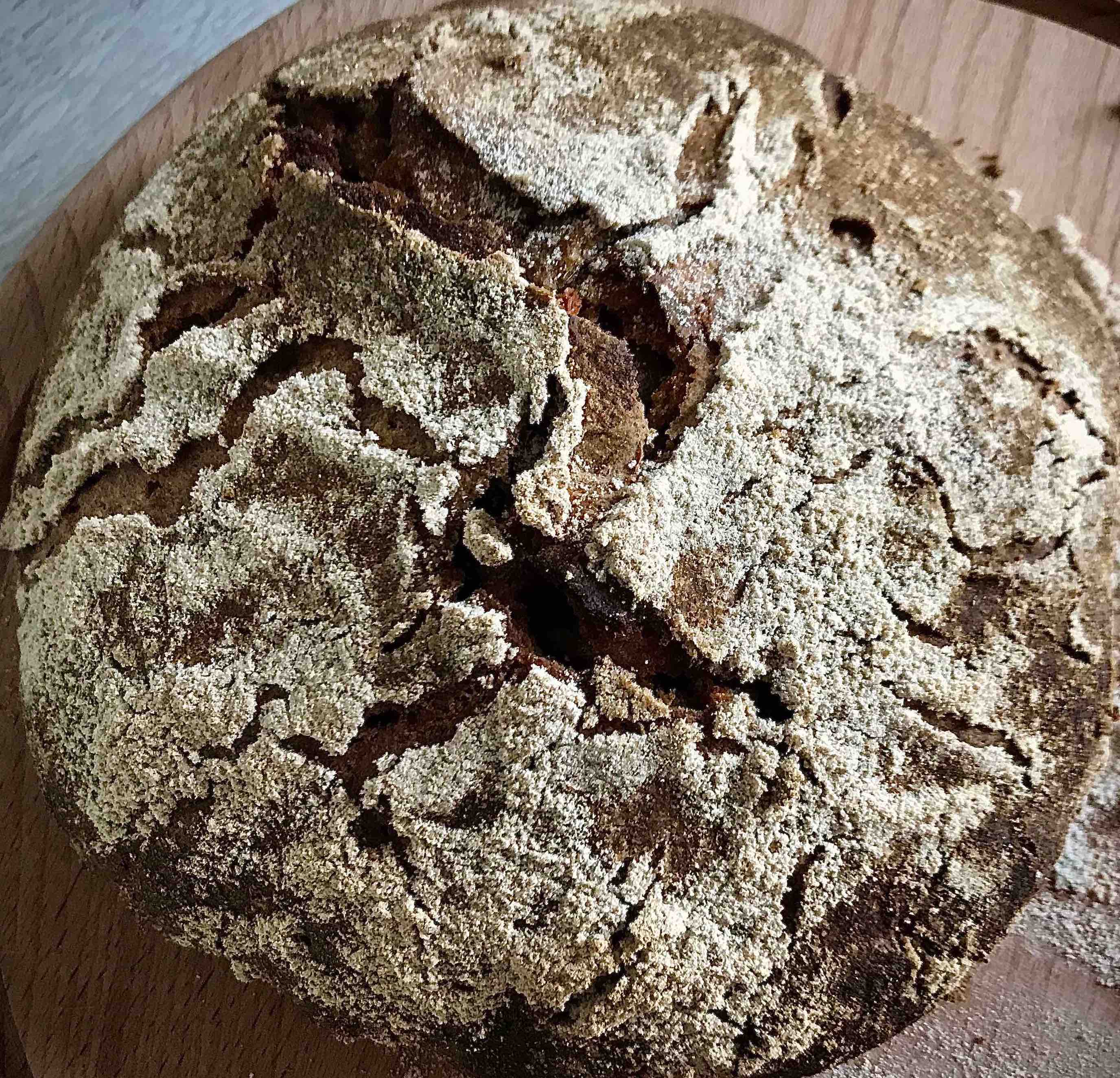 Authentic Northern Rye Bread Recipe with Only Rye Flour, Salt and Water